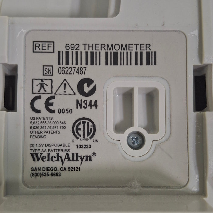 Welch Allyn Welch Allyn SureTemp Plus 692 Thermometer Diagnostic Exam Equipment reLink Medical