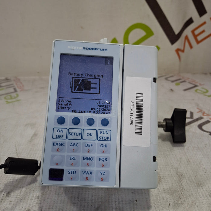 Baxter Baxter Sigma Spectrum 6.05.14 with B/G Battery Infusion Pump Infusion Pump reLink Medical