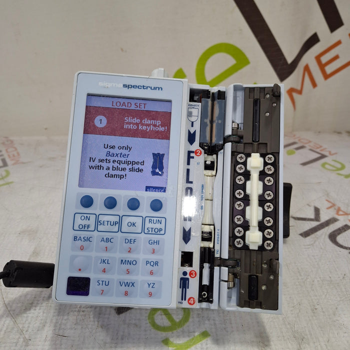 Baxter Baxter Sigma Spectrum 6.05.14 with B/G Battery Infusion Pump Infusion Pump reLink Medical