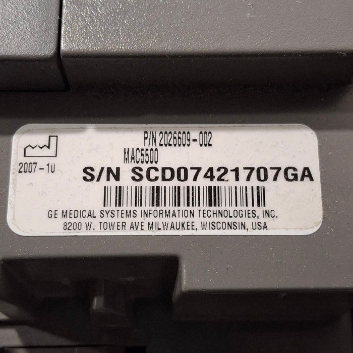 GE Healthcare GE Healthcare MAC 5500 ECG without CAM Module Cardiology reLink Medical