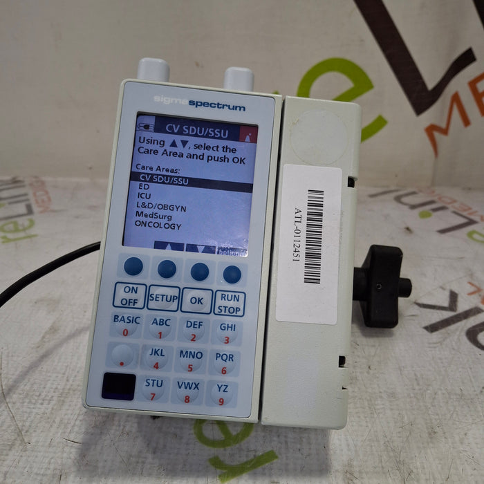 Baxter Baxter Sigma Spectrum 6.05.14 with A/B/G/N Battery Infusion Pump Infusion Pump reLink Medical