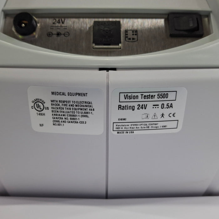 Stereo Optical Stereo Optical Optec 5500 Vision Tester Test Equipment reLink Medical