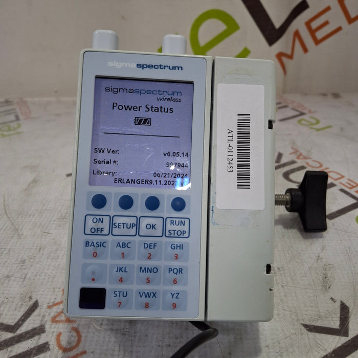 Baxter Baxter Sigma Spectrum 6.05.14 with A/B/G/N Battery Infusion Pump Infusion Pump reLink Medical