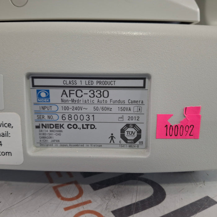 Nidek AFC-330 Non-Mydriatic Auto Fundus Camera