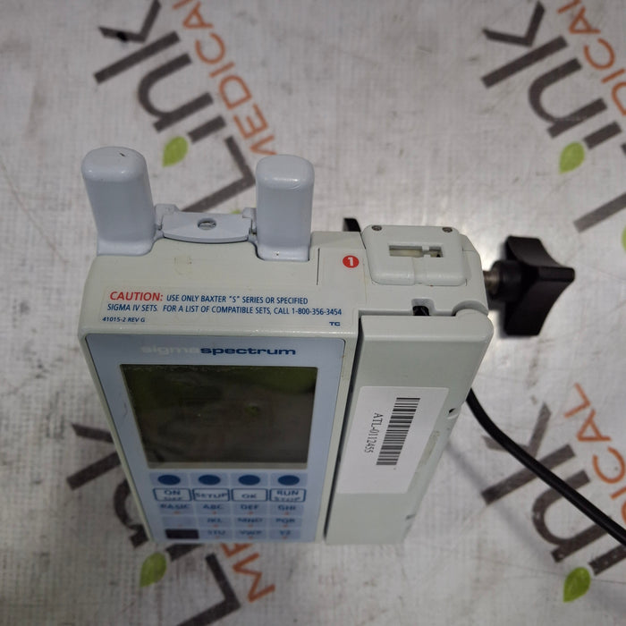 Baxter Baxter Sigma Spectrum 6.05.14 with A/B/G/N Battery Infusion Pump Infusion Pump reLink Medical