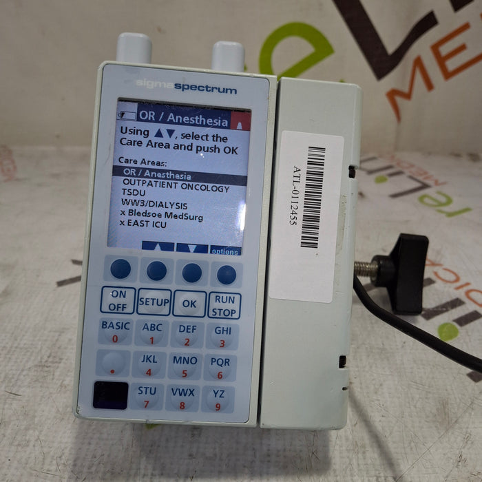 Baxter Baxter Sigma Spectrum 6.05.14 with A/B/G/N Battery Infusion Pump Infusion Pump reLink Medical