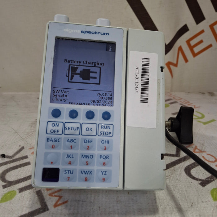 Baxter Baxter Sigma Spectrum 6.05.14 with A/B/G/N Battery Infusion Pump Infusion Pump reLink Medical