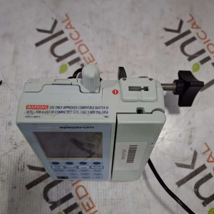 Baxter Baxter Sigma Spectrum 6.05.14 with B/G Battery Infusion Pump Infusion Pump reLink Medical