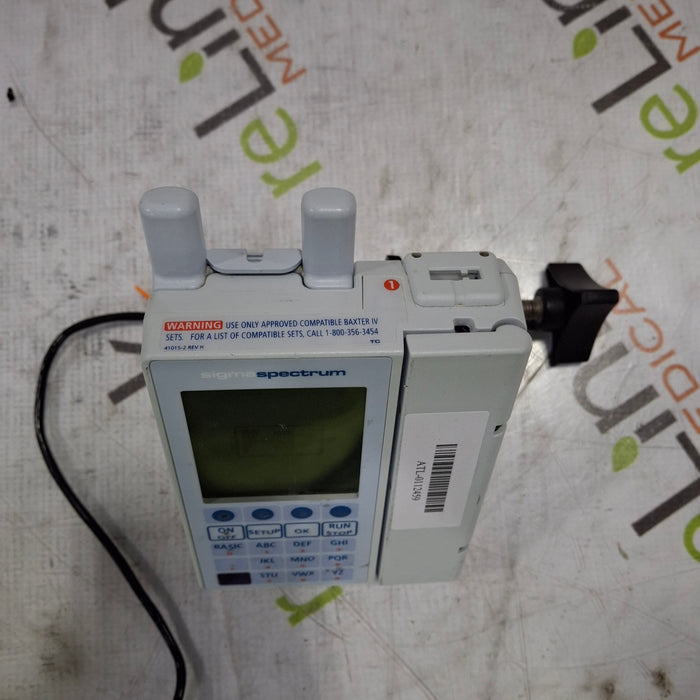 Baxter Baxter Sigma Spectrum 6.05.14 with A/B/G/N Battery Infusion Pump Infusion Pump reLink Medical