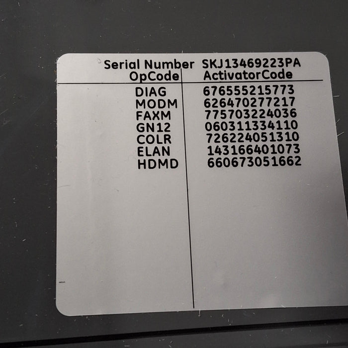 GE Healthcare GE Healthcare MAC 5500 HD ECG without CAM Module Cardiology reLink Medical