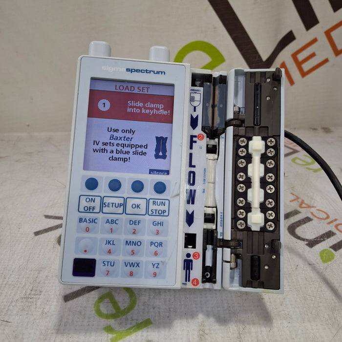 Baxter Baxter Sigma Spectrum 6.05.14 with A/B/G/N Battery Infusion Pump Infusion Pump reLink Medical