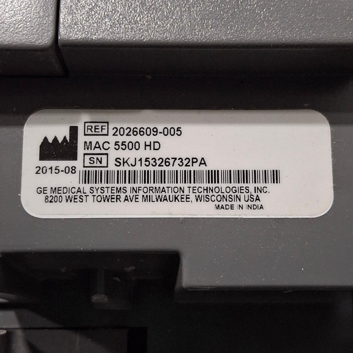 GE Healthcare GE Healthcare MAC 5500 HD ECG without CAM Module Cardiology reLink Medical