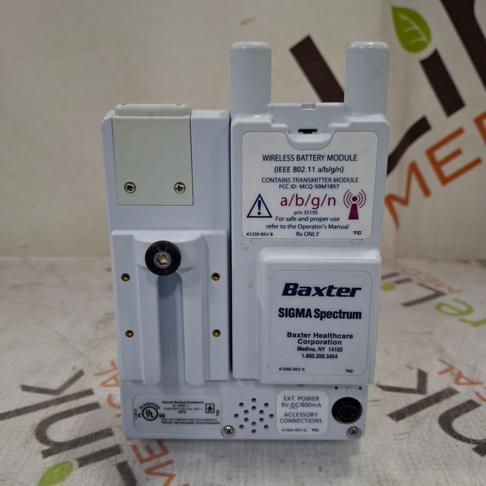Baxter Baxter Sigma Spectrum 6.05.14 with A/B/G/N Battery Infusion Pump Infusion Pump reLink Medical