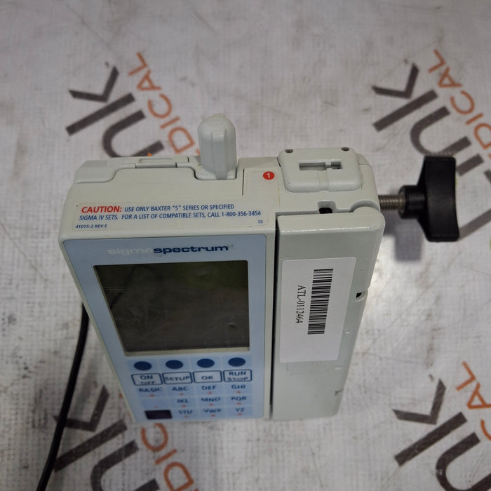 Baxter Sigma Spectrum with B/G Battery Infusion Pump