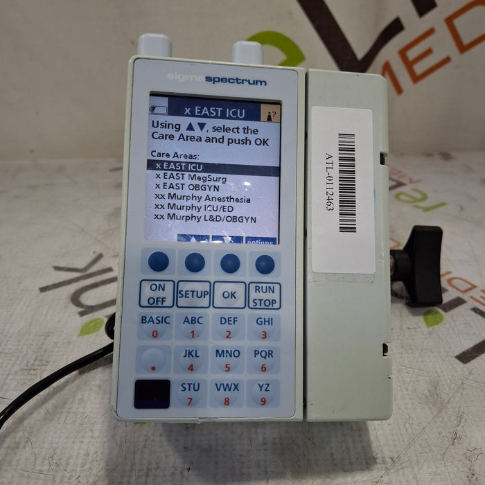 Baxter Baxter Sigma Spectrum 6.05.14 with A/B/G/N Battery Infusion Pump Infusion Pump reLink Medical
