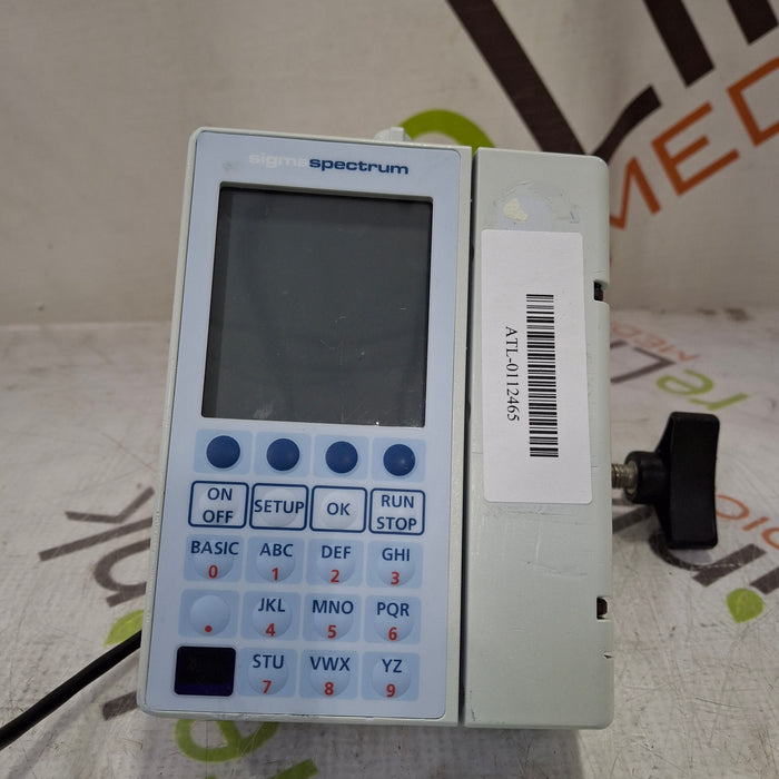 Baxter Baxter Sigma Spectrum 6.05.14 with B/G Battery Infusion Pump Infusion Pump reLink Medical