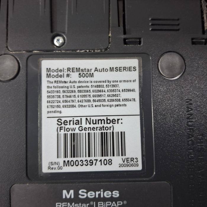 Respironics REMstar Auto M Series 500M CPAP