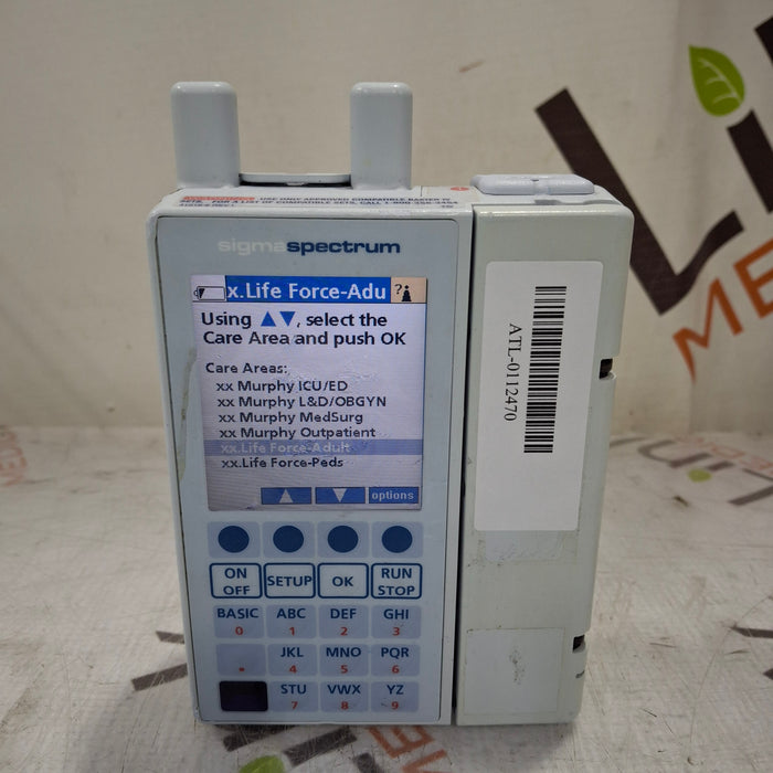 Baxter Baxter Sigma Spectrum 6.05.14 with A/B/G/N Battery Infusion Pump Infusion Pump reLink Medical