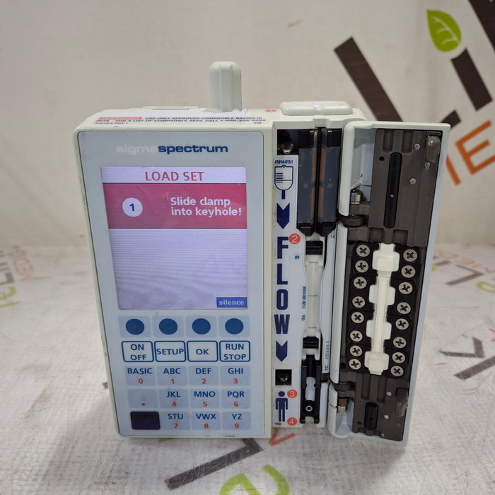 Baxter Baxter Sigma Spectrum 6.05.14 with B/G Battery Infusion Pump Infusion Pump reLink Medical