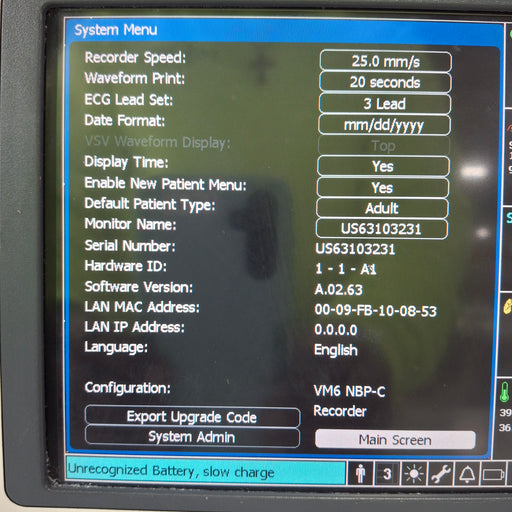 Philips Philips SureSigns VM6 Vital Signs Monitor Patient Monitors reLink Medical