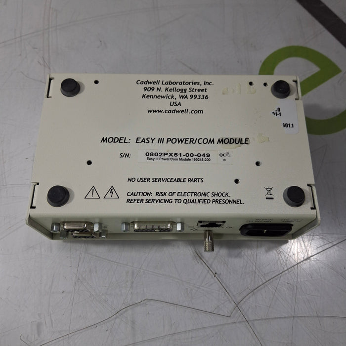 Cadwell Laboratories Inc. Easy III Power/Com Module