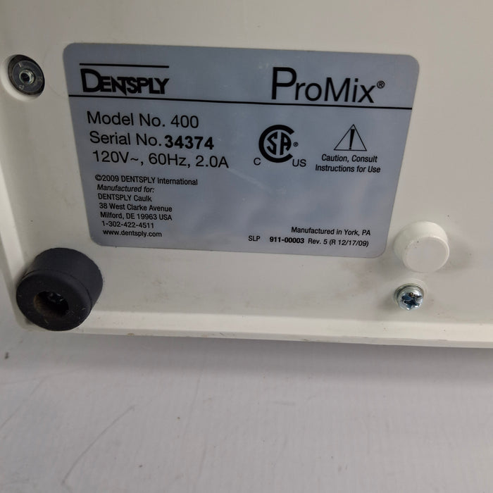 Dentsply ProMix 400 Dental Amalgamator Mixing System