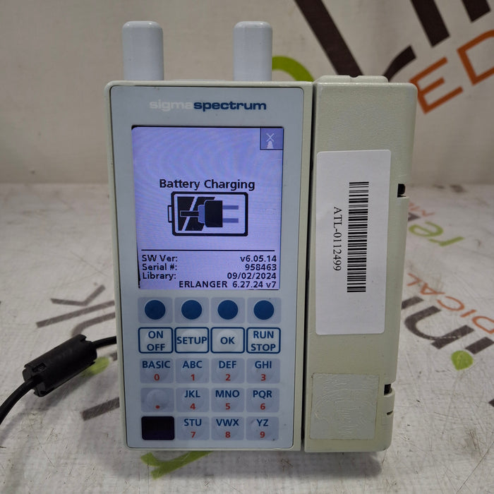 Baxter Baxter Sigma Spectrum 6.05.14 with A/B/G/N Battery Infusion Pump Infusion Pump reLink Medical