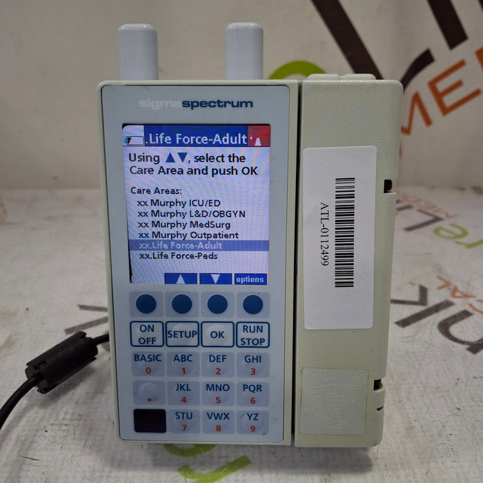 Baxter Baxter Sigma Spectrum 6.05.14 with A/B/G/N Battery Infusion Pump Infusion Pump reLink Medical