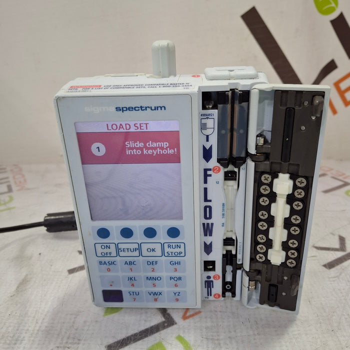 Baxter Baxter Sigma Spectrum 6.05.14 with B/G Battery Infusion Pump Infusion Pump reLink Medical