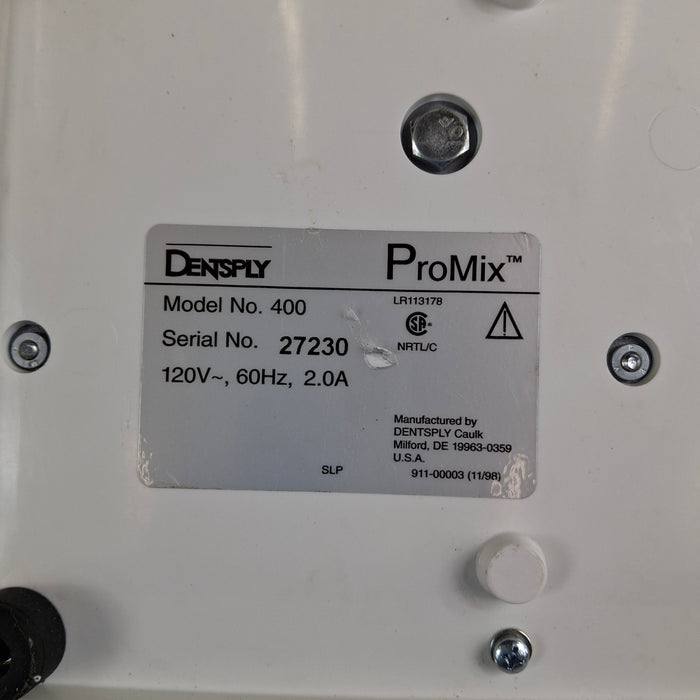 Dentsply Dentsply ProMix 400 Dental Amalgamator Mixing System Dental reLink Medical