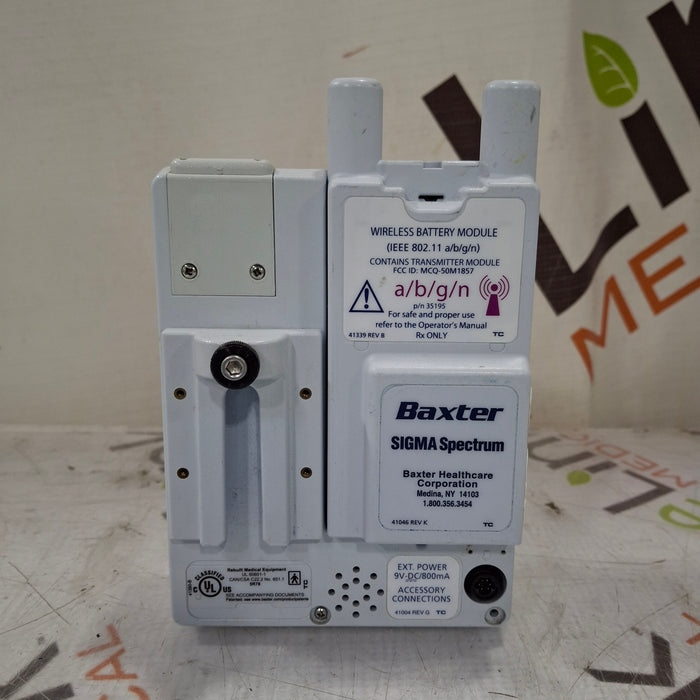 Baxter Baxter Sigma Spectrum 6.05.14 with A/B/G/N Battery Infusion Pump Infusion Pump reLink Medical