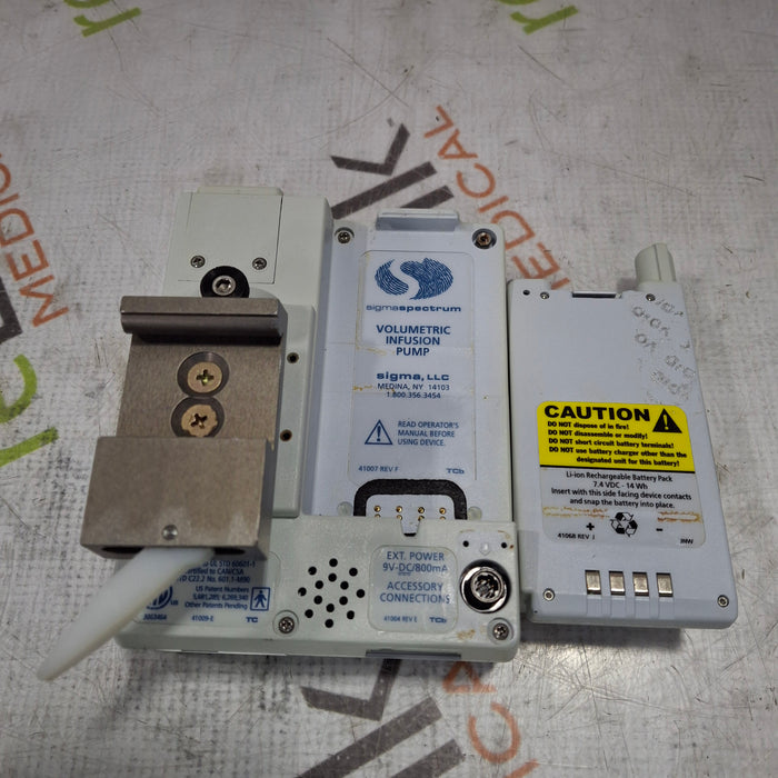 Baxter Baxter Sigma Spectrum 6.05.14 with B/G Battery Infusion Pump Infusion Pump reLink Medical