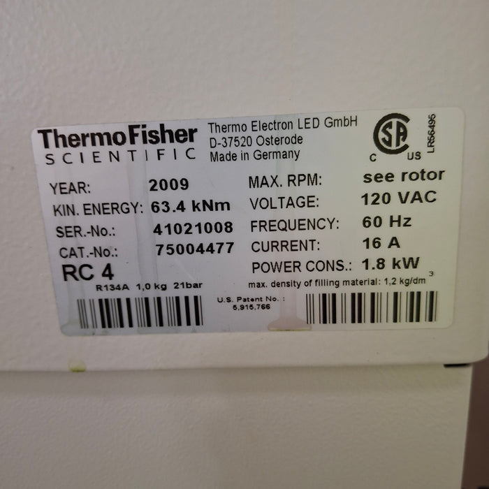 Thermo Scientific Thermo Scientific SORVALL RC4 Refrigerated Centrifuge Centrifuges reLink Medical