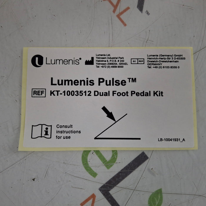 Lumenis Lumenis KT-1003512 Dual Foot Pedal Kit Lasers reLink Medical