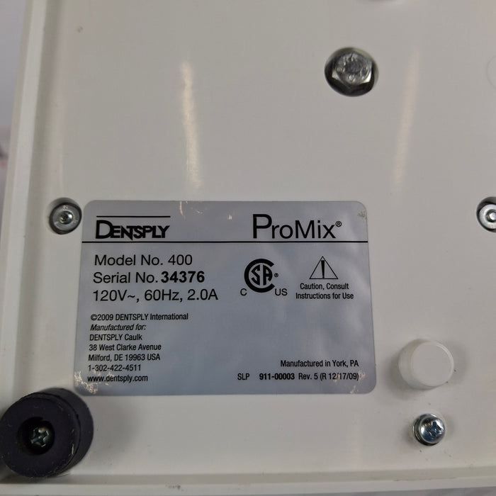 Dentsply Dentsply ProMix 400 Dental Amalgamator Mixing System Dental reLink Medical