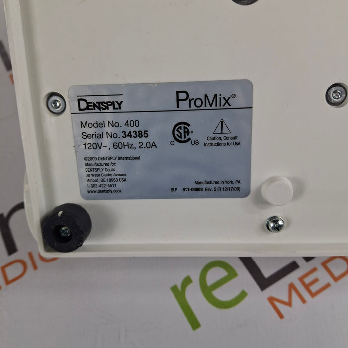 Dentsply Dentsply ProMix 400 Dental Amalgamator Mixing System Dental reLink Medical