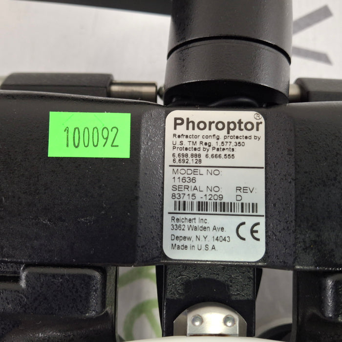Reichert Reichert 11636 Phoroptor Ophthalmology reLink Medical