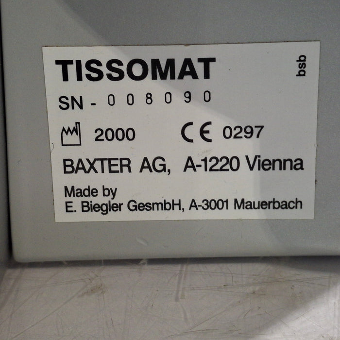 Baxter Tissomat Water Purification