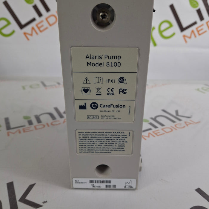 CareFusion CareFusion Alaris 8100 LVP Infusion Pump Module Infusion Pump reLink Medical