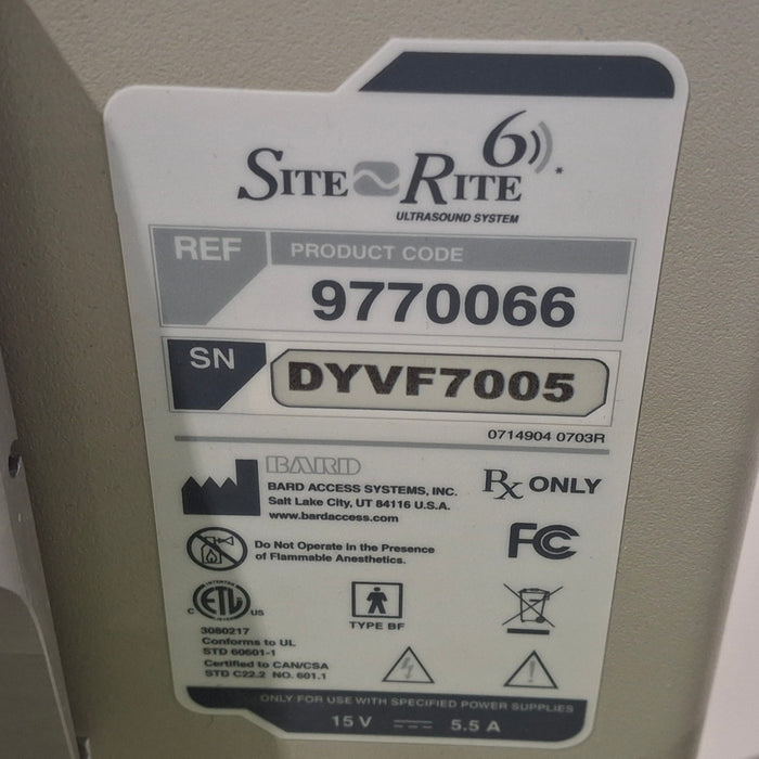 Bard Medical Bard Medical Site Rite 6 Ultrasound Ultrasound reLink Medical