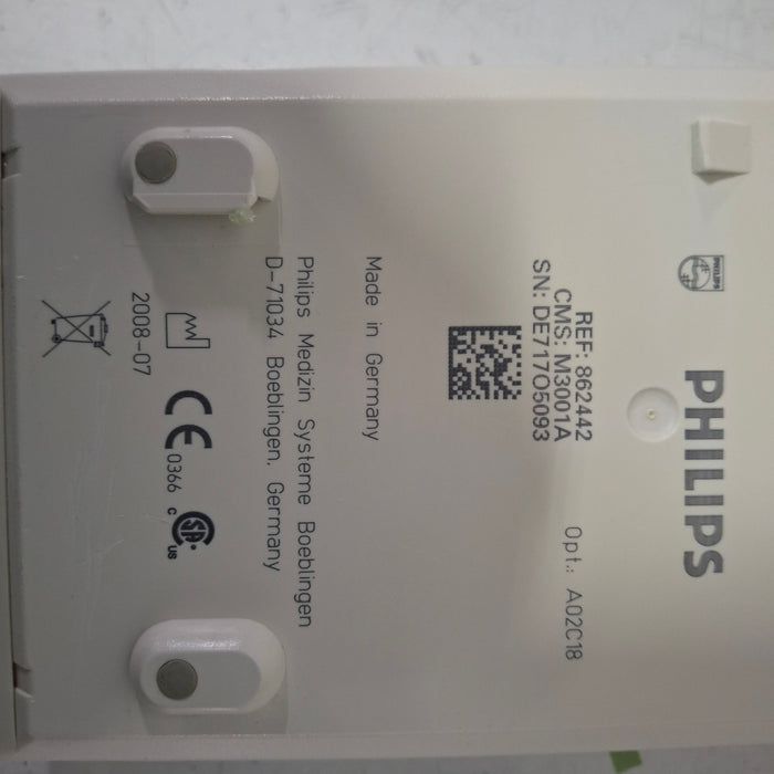 Philips Philips M3001A-A02C18 OxiMax SpO2, NIBP, 12 lead ECG, Temp, IBP MMS Module Patient Monitors reLink Medical