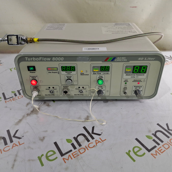 Circon ACMI TurboFlow 8000 40L Insufflator