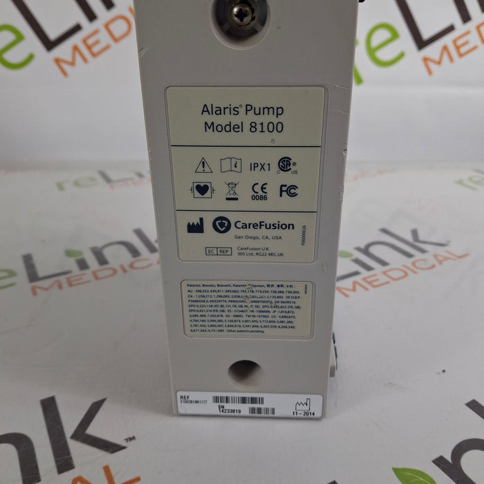 CareFusion CareFusion Alaris 8100 LVP Infusion Pump Module Infusion Pump reLink Medical