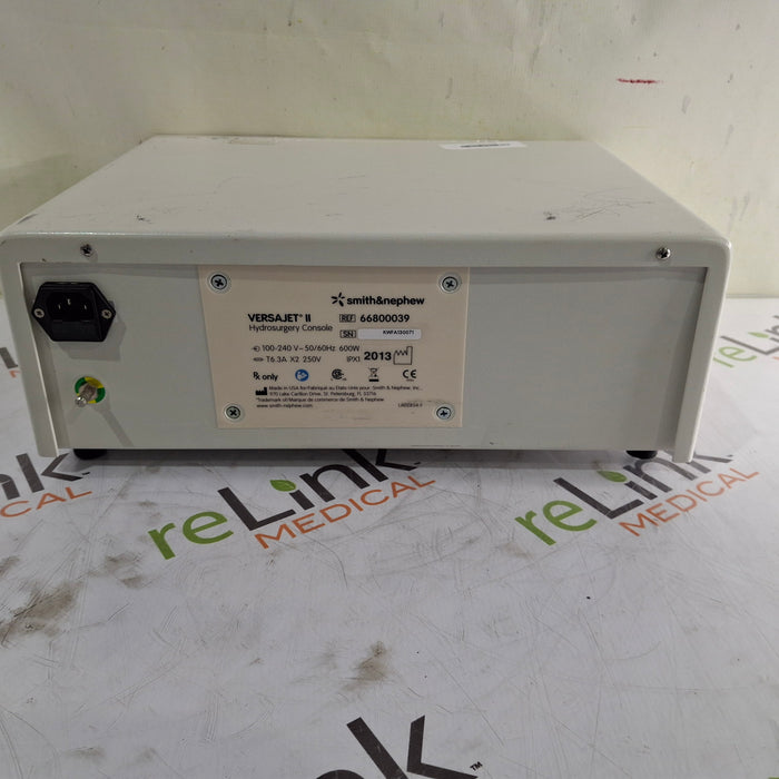 Smith & Nephew Versajet II Hydrosurgery Console