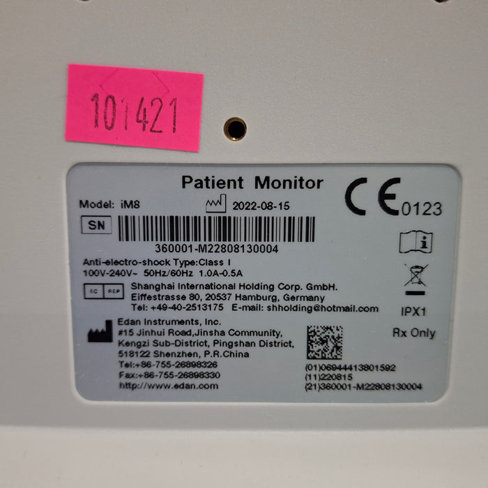 Edan Edan iM8 Patient Monitor Patient Monitors reLink Medical
