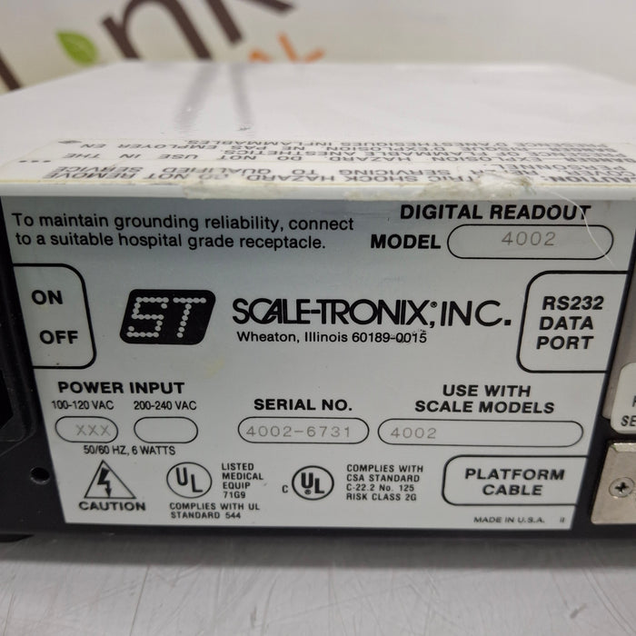 Scale-Tronix 4002 Digital Scale Readout