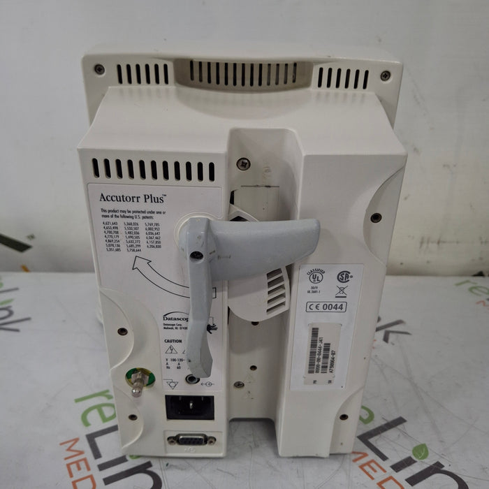 Datascope Datascope Accutorr Plus Vital Signs Monitor Patient Monitors reLink Medical