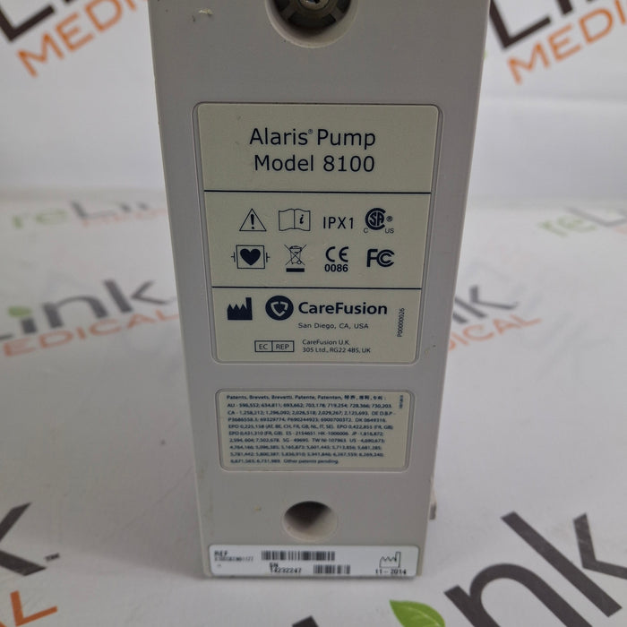 CareFusion CareFusion Alaris 8100 LVP Infusion Pump Module Infusion Pump reLink Medical