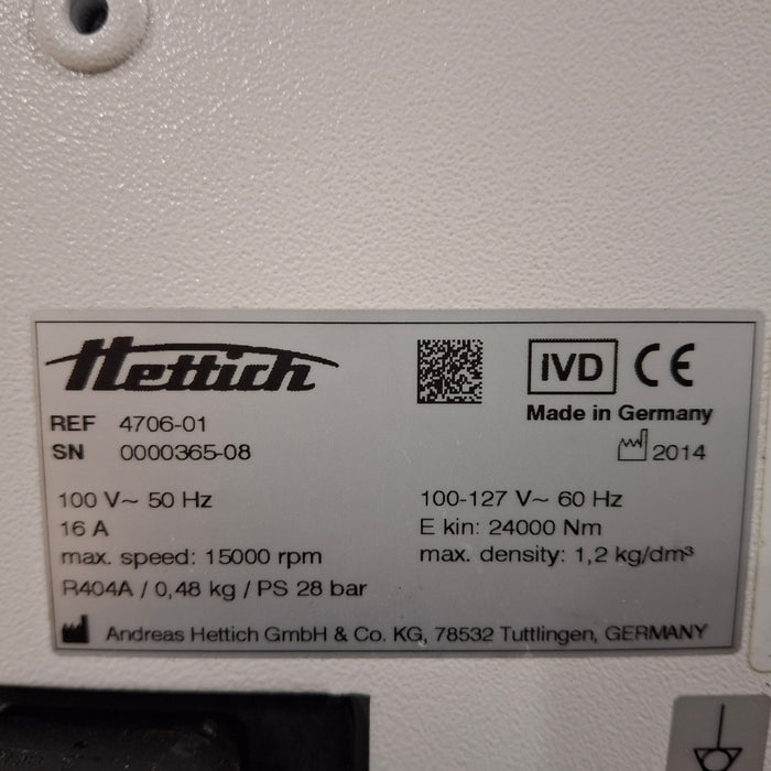 Hettich Hettich Rotina 420 Bench Top Centrifuge Centrifuges reLink Medical