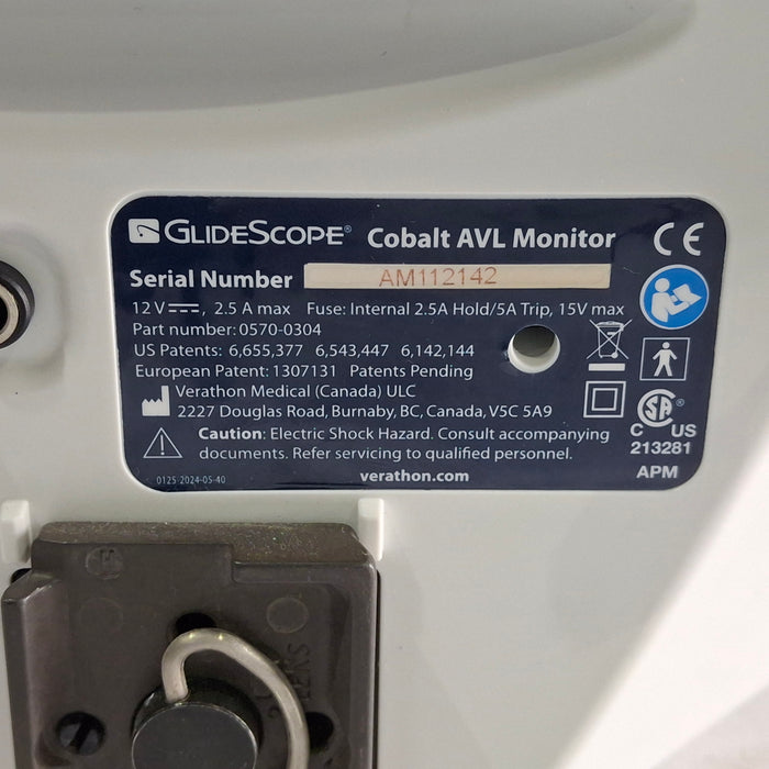 Verathon Medical, Inc Glidescope Cobalt AVL Video Laryngoscope